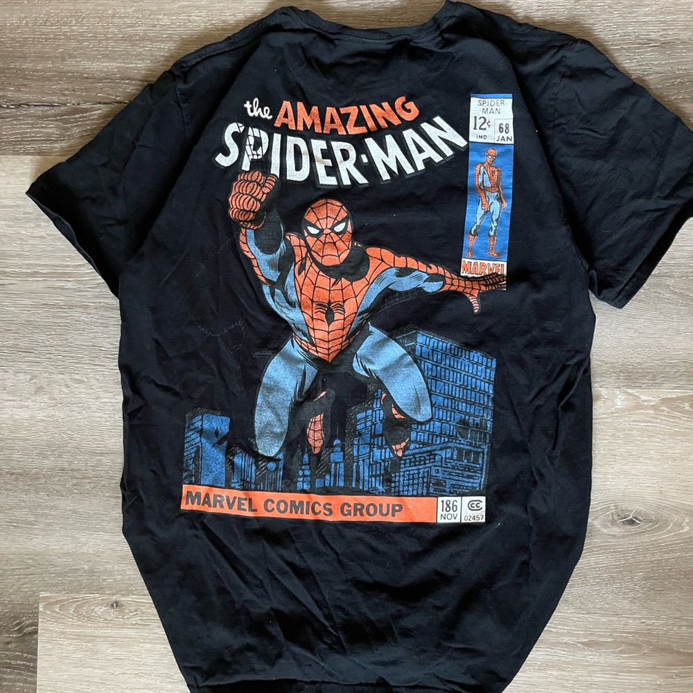 Marvel Spider-Man Black Graphic T-Shirt